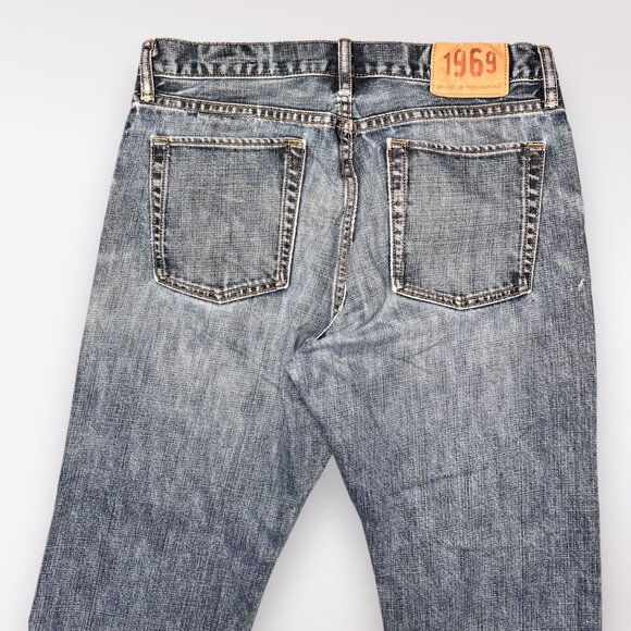 Gap 1969 Standard Fit Jeans Blue Denim Size 33/28 - Picture 8 of 9